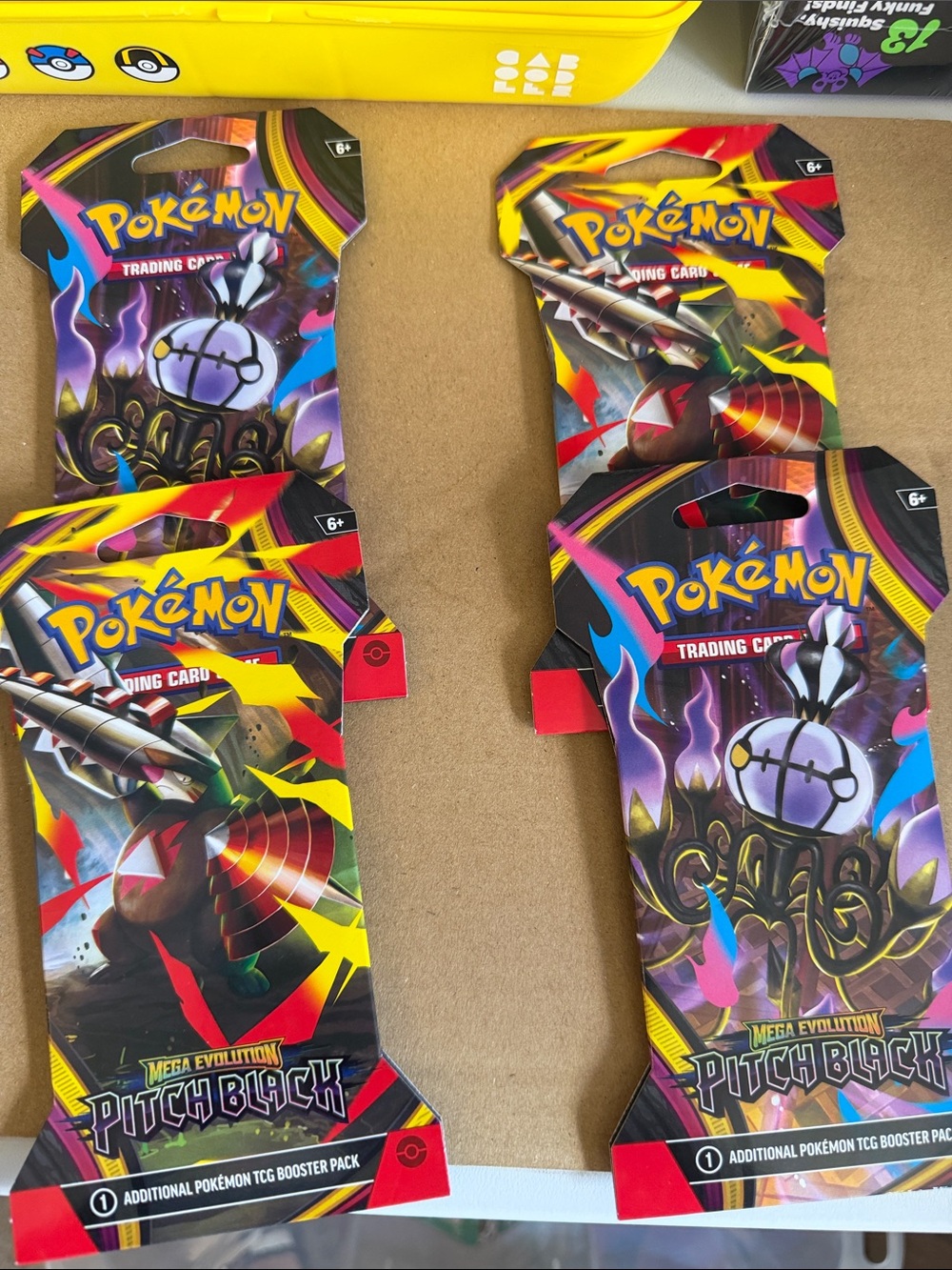 Pokémon TCG PitchBlack pack of 4